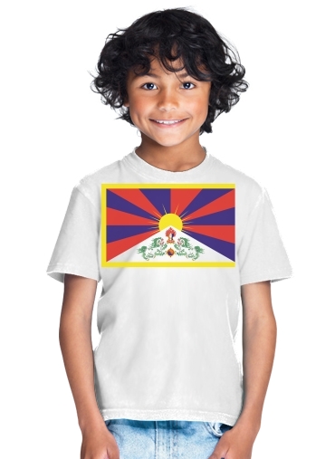  Flag Of Tibet para Camiseta de los niños