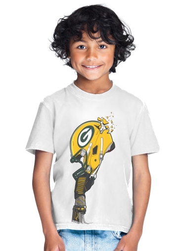  Football Helmets Green Bay para Camiseta de los niños