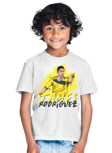  Football Stars: James Rodriguez - Colombia para Camiseta de los niños