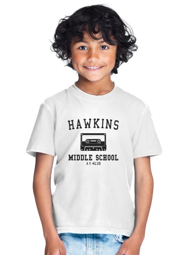  Hawkins Middle School AV Club K7 para Camiseta de los niños