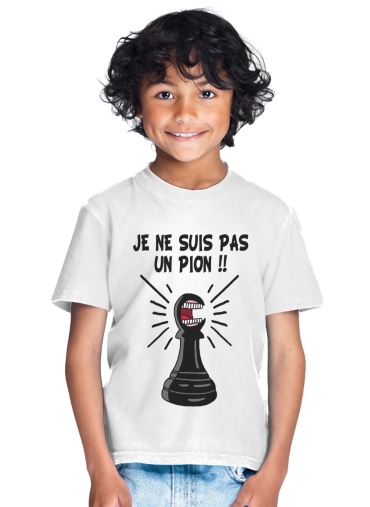  Je ne suis pas un pion para Camiseta de los niños