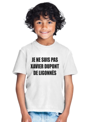  Je ne suis pas Xavier Dupont De Ligonnes Criminel para Camiseta de los niños