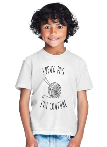  Je peux pas jai couture para Camiseta de los niños