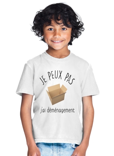  Je peux pas jai demenagement para Camiseta de los niños