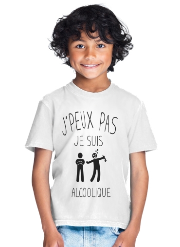  Je peux pas je suis alcoolique para Camiseta de los niños