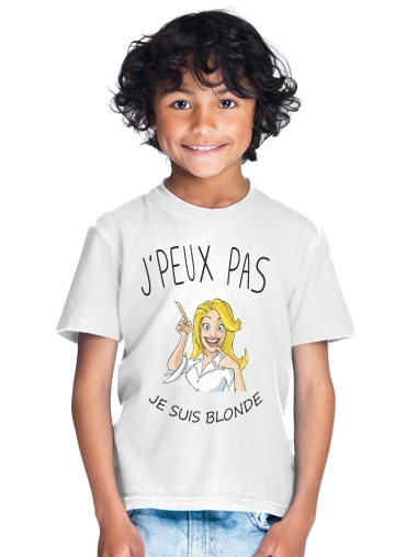  Je peux pas je suis blonde para Camiseta de los niños