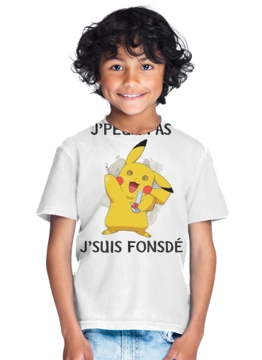  Je peux pas je suis fonsde para Camiseta de los niños