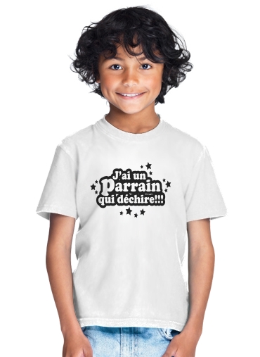  Je suis un parrain qui dechire para Camiseta de los niños