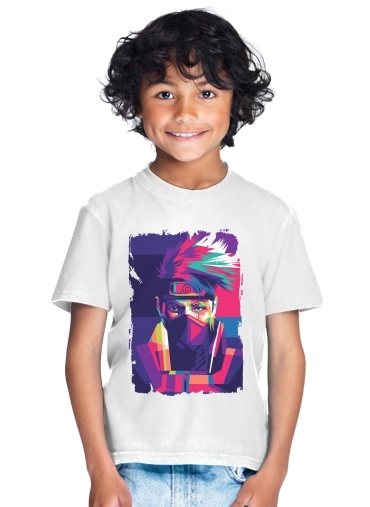  Kakashi pop art para Camiseta de los niños