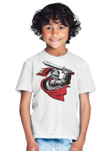  Knight with red cap para Camiseta de los niños