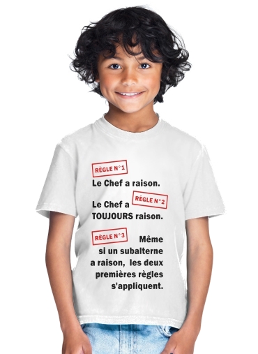  Les regles du chef para Camiseta de los niños