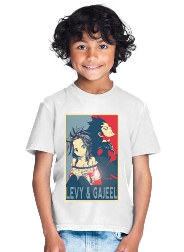  Levy et Gajeel Fairy Love para Camiseta de los niños