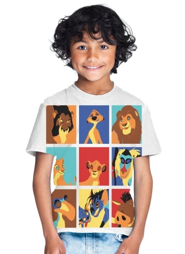  Lion pop para Camiseta de los niños