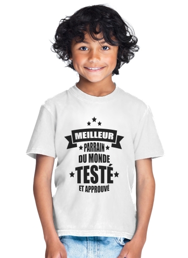  Meilleur parrain du monde para Camiseta de los niños