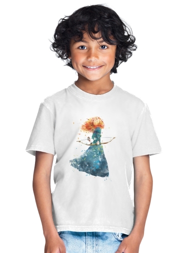  Merida Watercolor para Camiseta de los niños