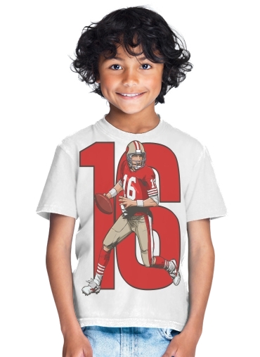  NFL Legends: Joe Montana 49ers para Camiseta de los niños