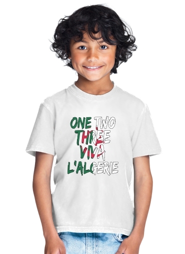  One Two Three Viva lalgerie Slogan Hooligans para Camiseta de los niños