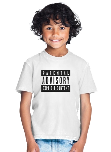  Parental Advisory Explicit Content para Camiseta de los niños