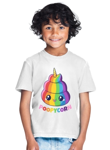  Poopycorn Caca Licorne para Camiseta de los niños