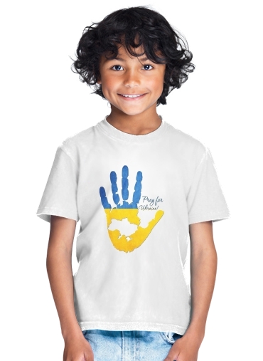  Pray for ukraine para Camiseta de los niños