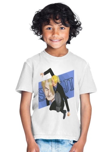  Sanji the pirat smoker para Camiseta de los niños
