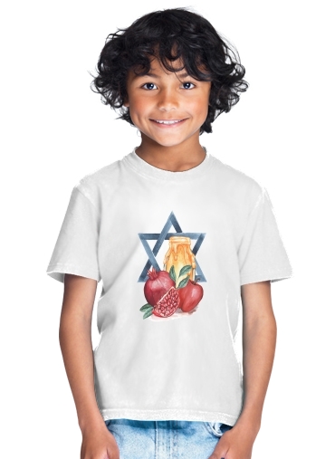  Shana tova Honey Fruits Card para Camiseta de los niños