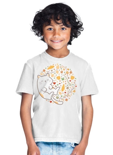  Sleeping cats seamless pattern para Camiseta de los niños