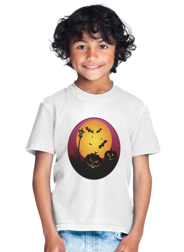  Spooky Halloween 5 para Camiseta de los niños