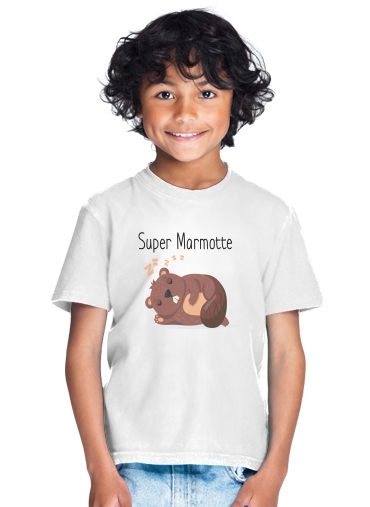  Super marmotte para Camiseta de los niños