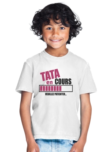  Tata en cours Veuillez patienter para Camiseta de los niños