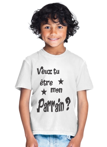  Veux tu etre mon parrain para Camiseta de los niños