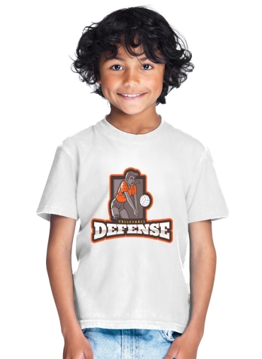  Volleyball Defense para Camiseta de los niños