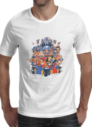  Crash Team Racing Fan Art para Camisetas hombre