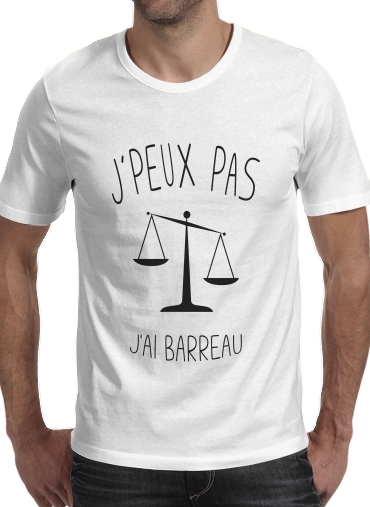  Je peux pas jai barreau Cadeau futur Avocat para Camisetas hombre