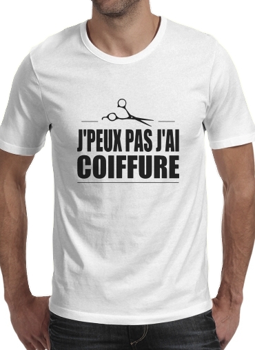  Je peux pas jai coiffure para Camisetas hombre