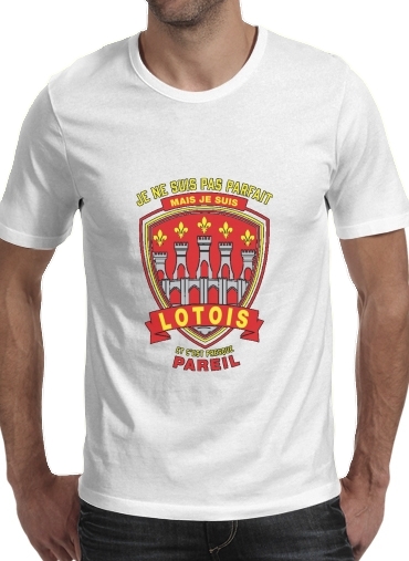  Je suis lotois para Camisetas hombre