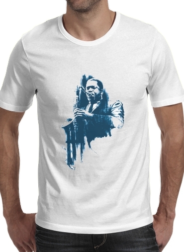  John Coltrane Jazz Art Tribute para Camisetas hombre