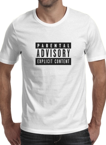  Parental Advisory Explicit Content para Camisetas hombre