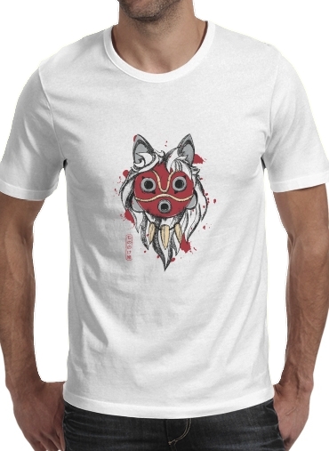   Princess Mononoke Mask para Camisetas hombre