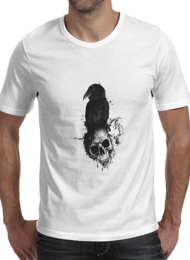  Raven and Skull para Camisetas hombre
