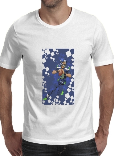  Seattle Seahawks: QB 3 - Russell Wilson para Camisetas hombre