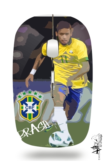  Brazil Foot 2014 para Ratón óptico inalámbrico con receptor USB