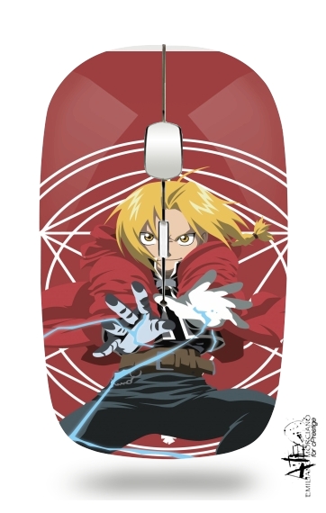  Edward Elric Magic Power para Ratón óptico inalámbrico con receptor USB