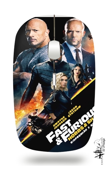  fast and furious hobbs and shaw para Ratón óptico inalámbrico con receptor USB