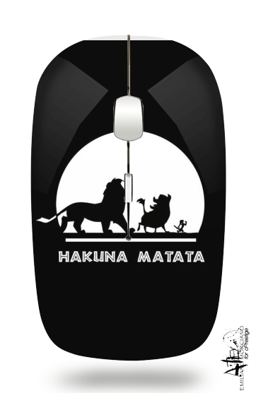  Hakuna Matata Elegance para Ratón óptico inalámbrico con receptor USB