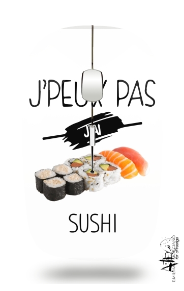  Je peux pas jai sushi para Ratón óptico inalámbrico con receptor USB