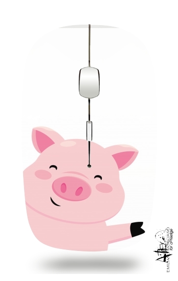  Pig Smiling para Ratón óptico inalámbrico con receptor USB