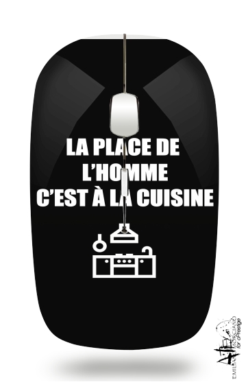  Place de lhomme cuisine para Ratón óptico inalámbrico con receptor USB