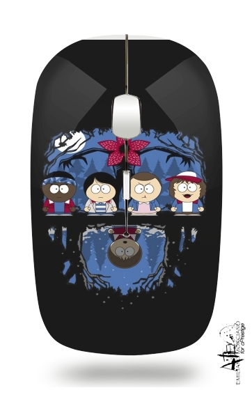  Stranger Things X South Park para Ratón óptico inalámbrico con receptor USB