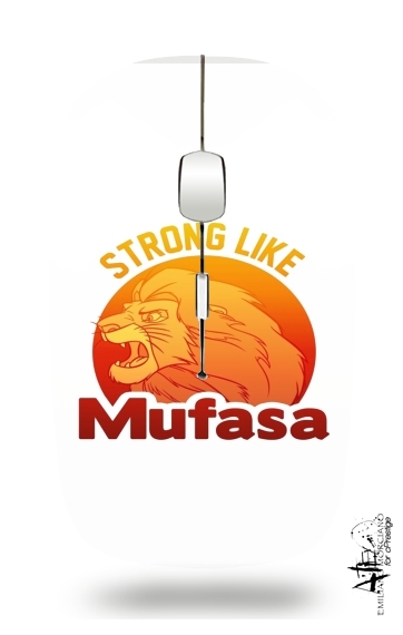  Strong like Mufasa para Ratón óptico inalámbrico con receptor USB